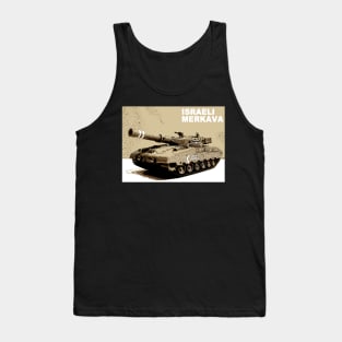 Israeli Merkava Tank (Tan) Tank Top